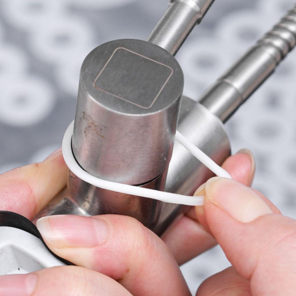 79Pcs Leak-proof Faucet O-Ring Sealing Gasket Replacement High Temperature Resistant Pipe Connection Gasket Silicone Elastic