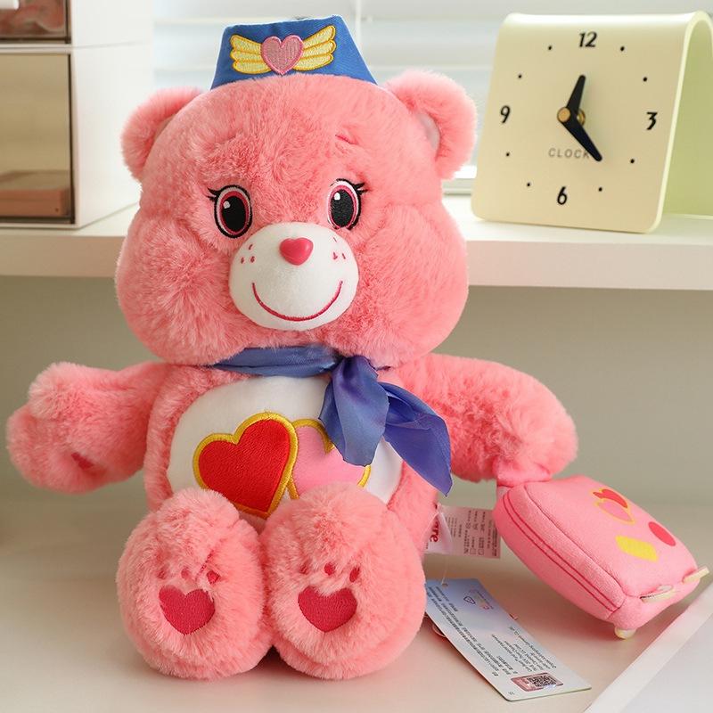 Love Bear Doll Aviation Series Plush Toy Rainbow Bear Doll Gift