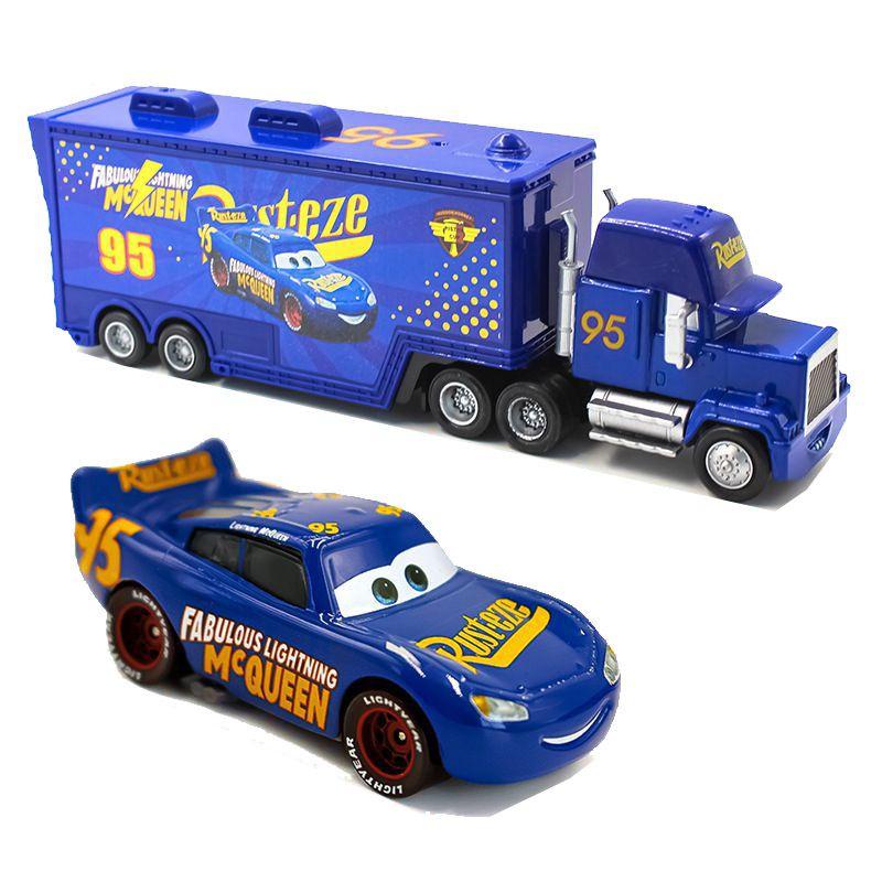 Racing Cars Mc Uncle Mcqueen Roadblock Cool Sister 95 Cargo Car For Imaginative Play And Fun
