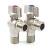 Yu Shi Jia Run Full-Port Brass Ball Core Angle Valve, 6-to-4 Point