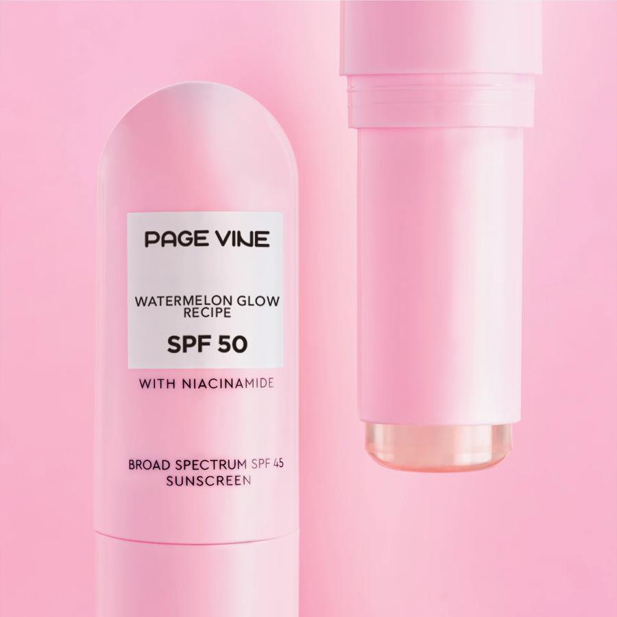 

Солнцезащитный стик с арбузом и ниацинамидом SPF50 – Увлажняющий, Осветляющий, Хайлайтер и Солнцезащитный крем 15g