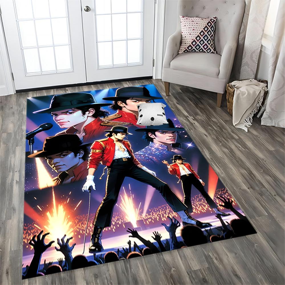 Michael Jackson Immortal Live rug for living rooms, bedrooms, home décor, and as gifts.