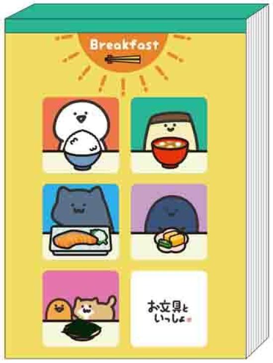 

Stationery Stationery Goods Memo Pad A6 Japanese Food S2849526 Sun-Star