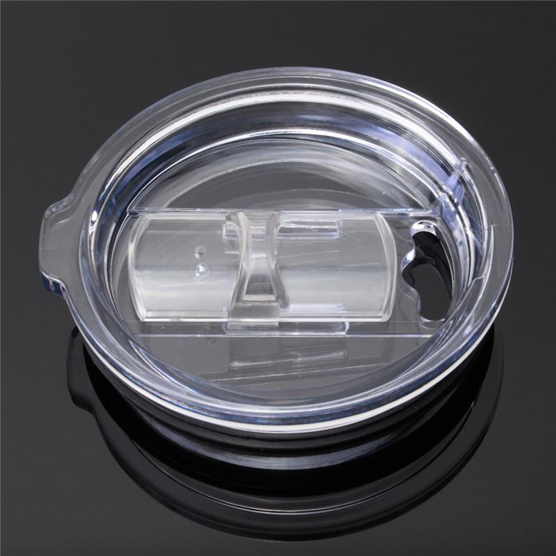 Newest Food Grade PP 20/30 Ounce Splash Spill Proof Clear Mugs Cups Lid Replacement Fit Vacuum Lid For YETI Rambler Tumbler Cup