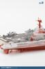 Magic Factory American Gerald Ford Class Aircraft Carrier USS Gerald Ford Clear Version Painted Deck Set Plastic Model MGF6502 1/700 R. CVN-78 R.