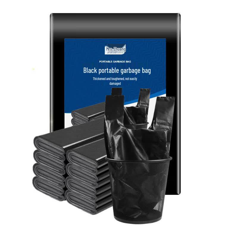 Black Vest-Style Trash Bags