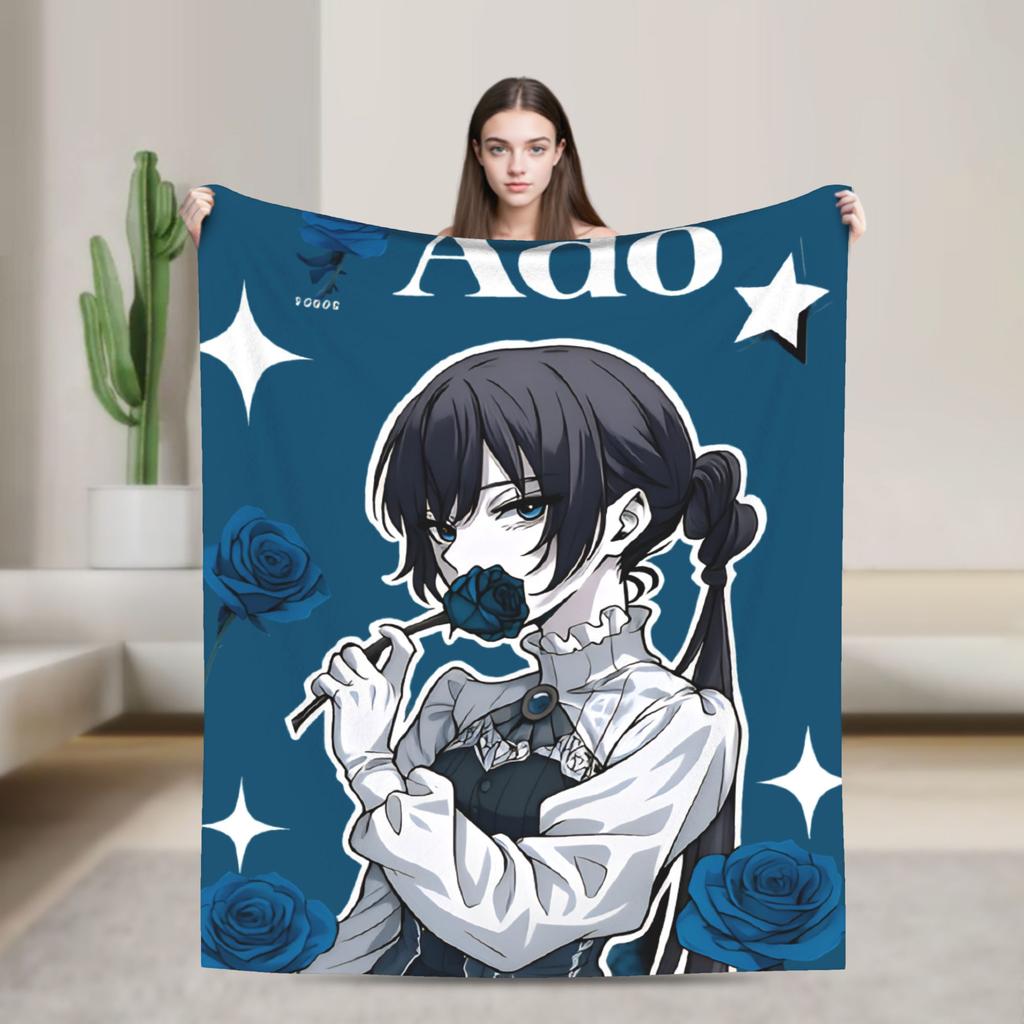 Ado Flannel Blanket Cartoon Awesome Throw Blanket for Home 125*100cm Rug Piece