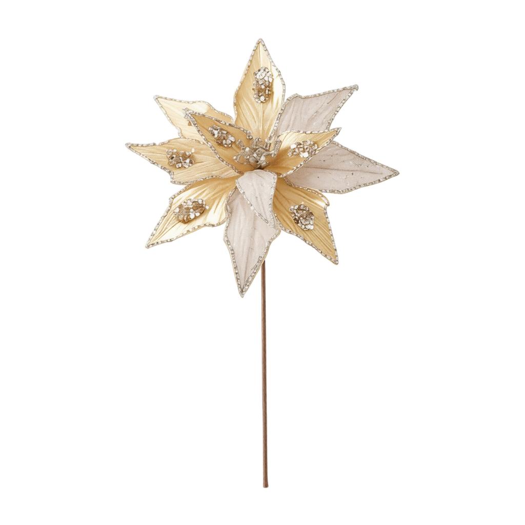 Christmas Tree Decoration, 32 Pcs Artificial Christmas Flowers for Holiday Scene Decor