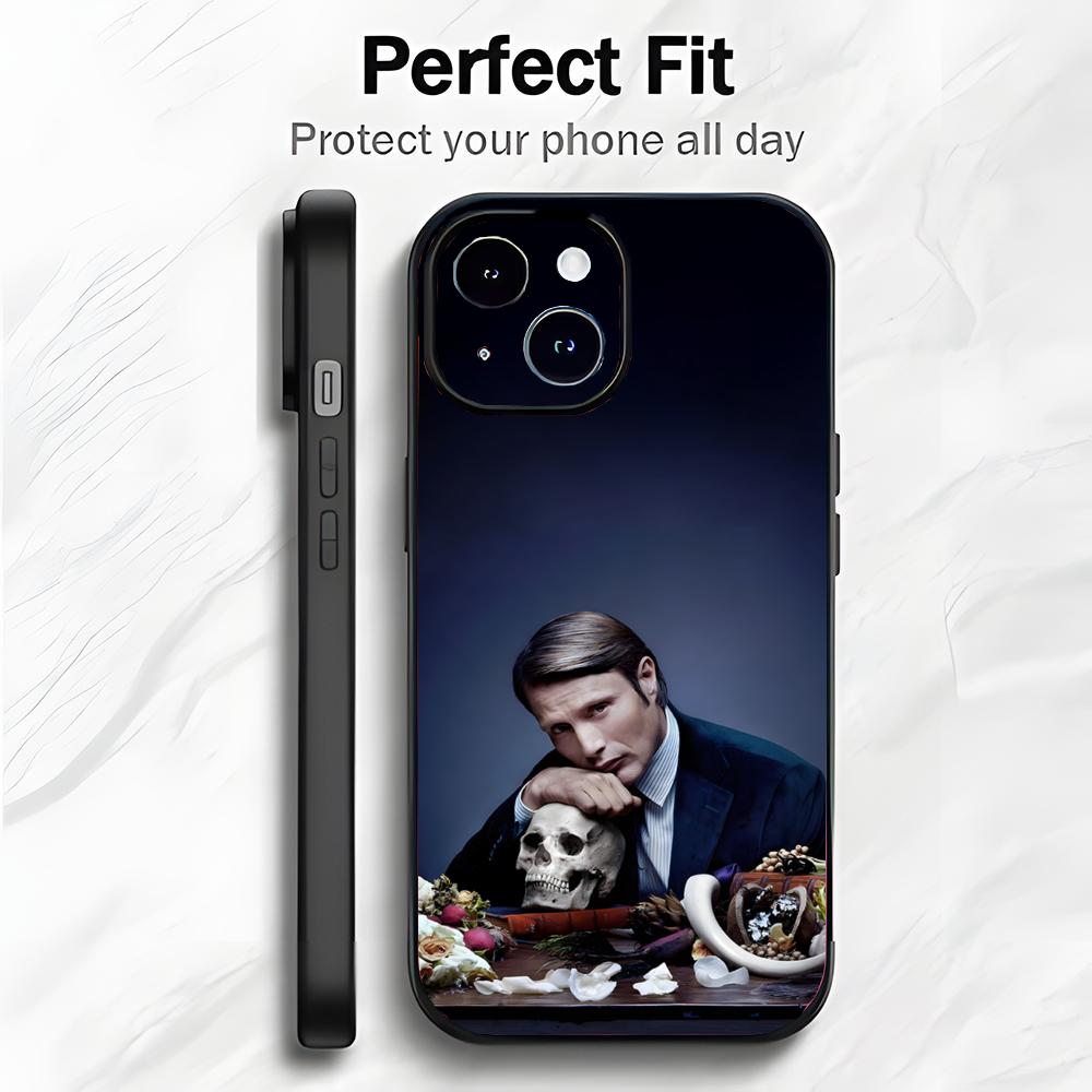 

Psychological Thriller TV H-Hannibal Phone Case Phone Case Soft Packaging Lightweight For iPhone17 16 15 14 13ProMax iphone12promax