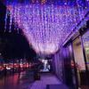 4M/7M Length Solar LED Curtain Light Waterproof Ultra Bright Icicle String Light 8 Modes Outdoor String Light Home Decor