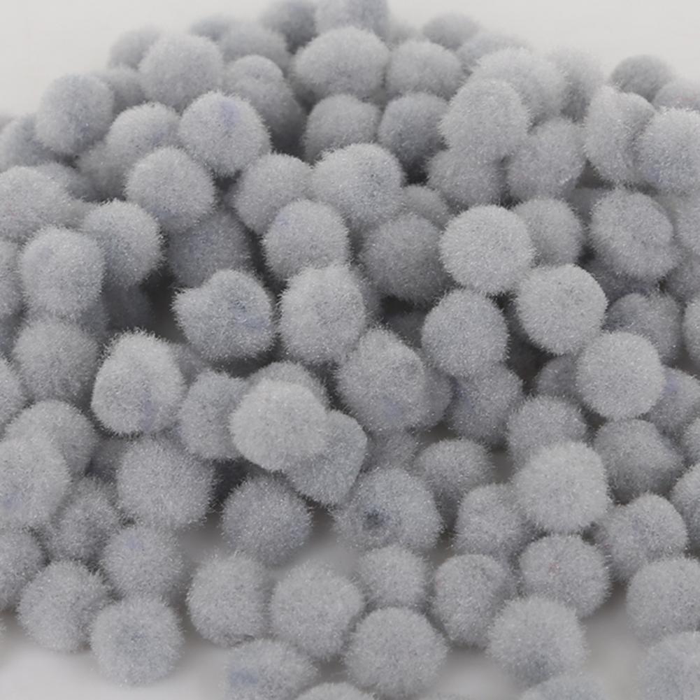 Pom Pom Craft Supplies Colorful Pom Embellishments Crafting Poms 10mm Fluffy Felt Balls for Dolls Diy Decorations for Garland