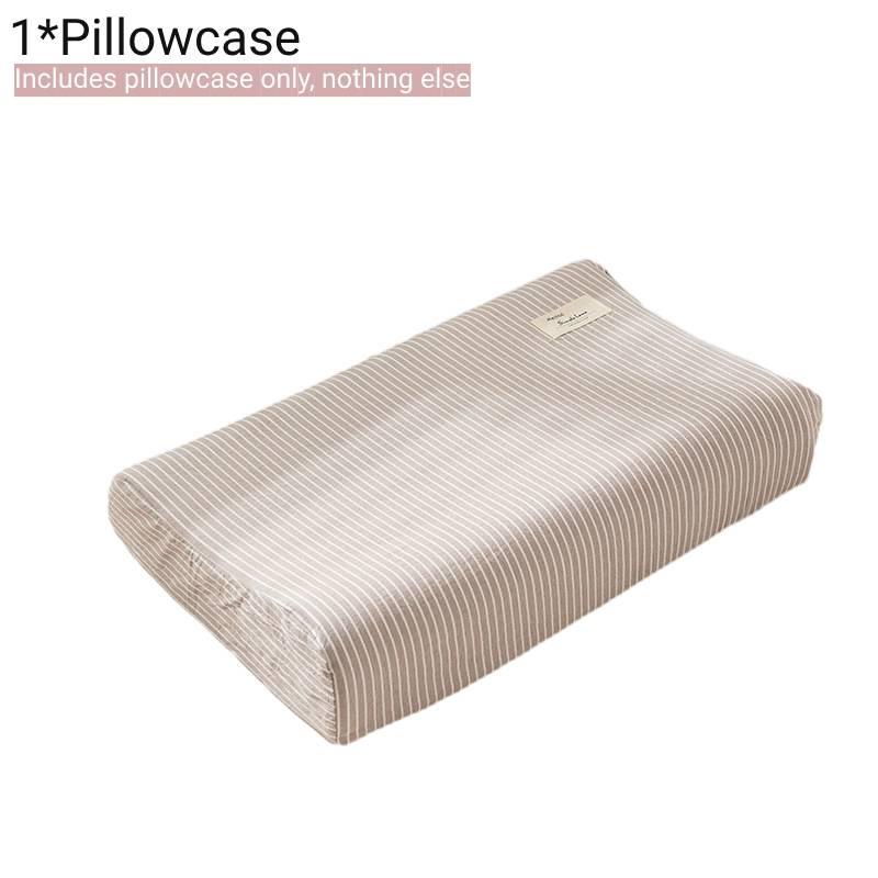 Hypoallergenic Cotton Latex Pillowcase Soft And Skin-friendly 50x30cm Memory Foam Pillow Cover All Seasons Pillowcase