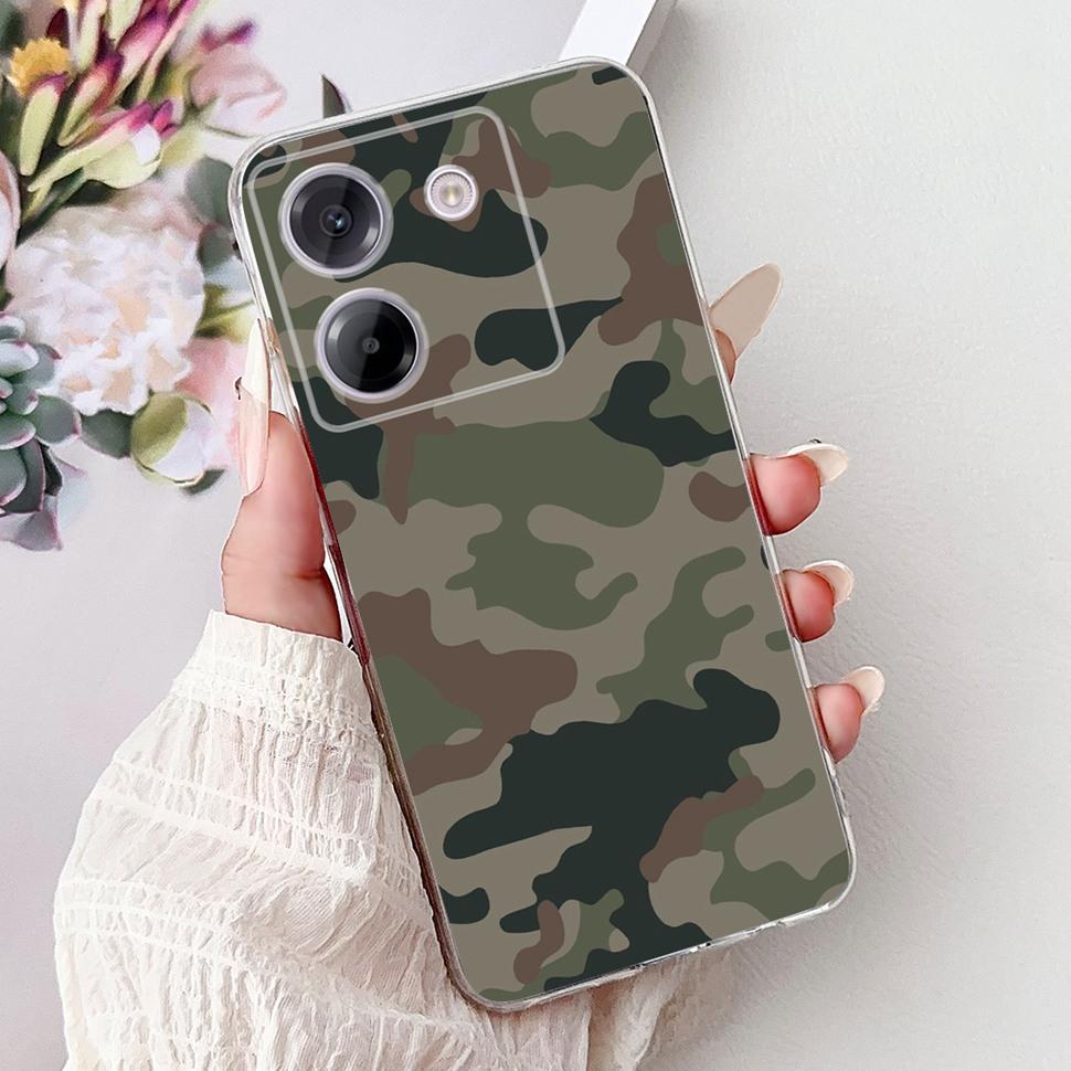 For Xiaomi Poco M7 Pro 5G Case New Dargon Art Painted Cover For Poco M7 PocoM7 Pro 5G Back Cover Soft TPU Fundas Coque