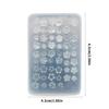 Reusable 3D Flower Embossing Mold Flexible Silicone DIY Craft Decorations Mold For Nail Art And Craft Projects