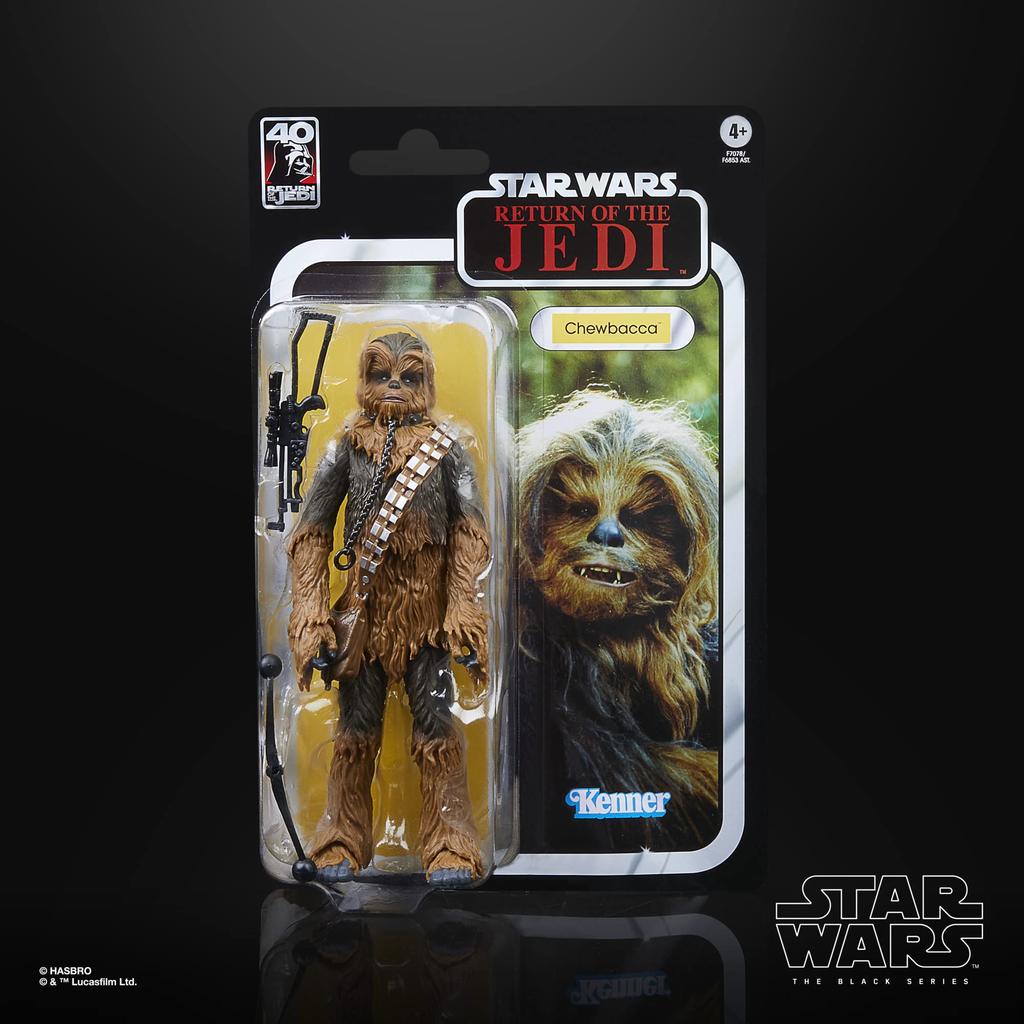 Hasbro Star Wars Black Series Chewbacca, Star Wars Episode VI: Return of the Jedi 40th Anniversary 6-inch (15 cm) Action Figure, Ages 4 and Up,