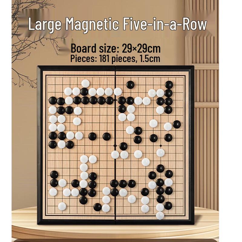 Brangdy Magnetic Five-in-a-Row Game Set