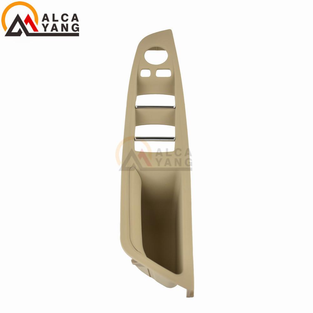 4/7PCS Set Rechtslenker RHD Für BMW 5 series F10 F11 520 525 Rot Wein grau Auto Innen Tür Griff Inneren Panel Pull