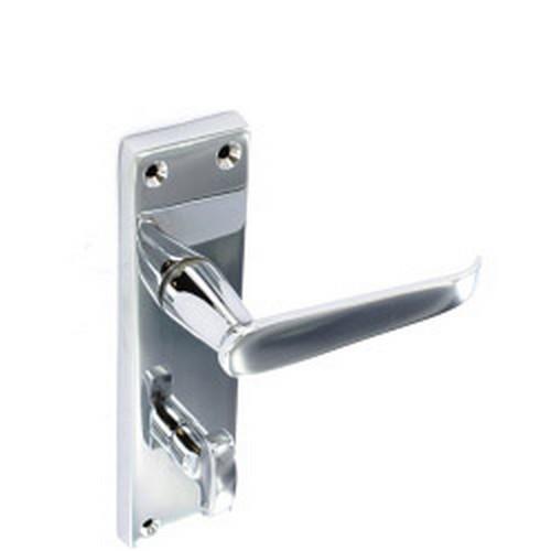 Securit Maniglie per bagno piatte cromate (1 paio)