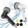 Electric Cleaning Brush Cordless Rechargeable Power Scrubber Deep Cleaning Design Scrubber Home Cleaning Gadget