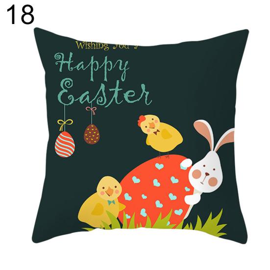 Talos Ostern Cartoon Kaninchen Bicyle Wurfkissenbezug Fall Kissen Home Sofa Auto Dekor