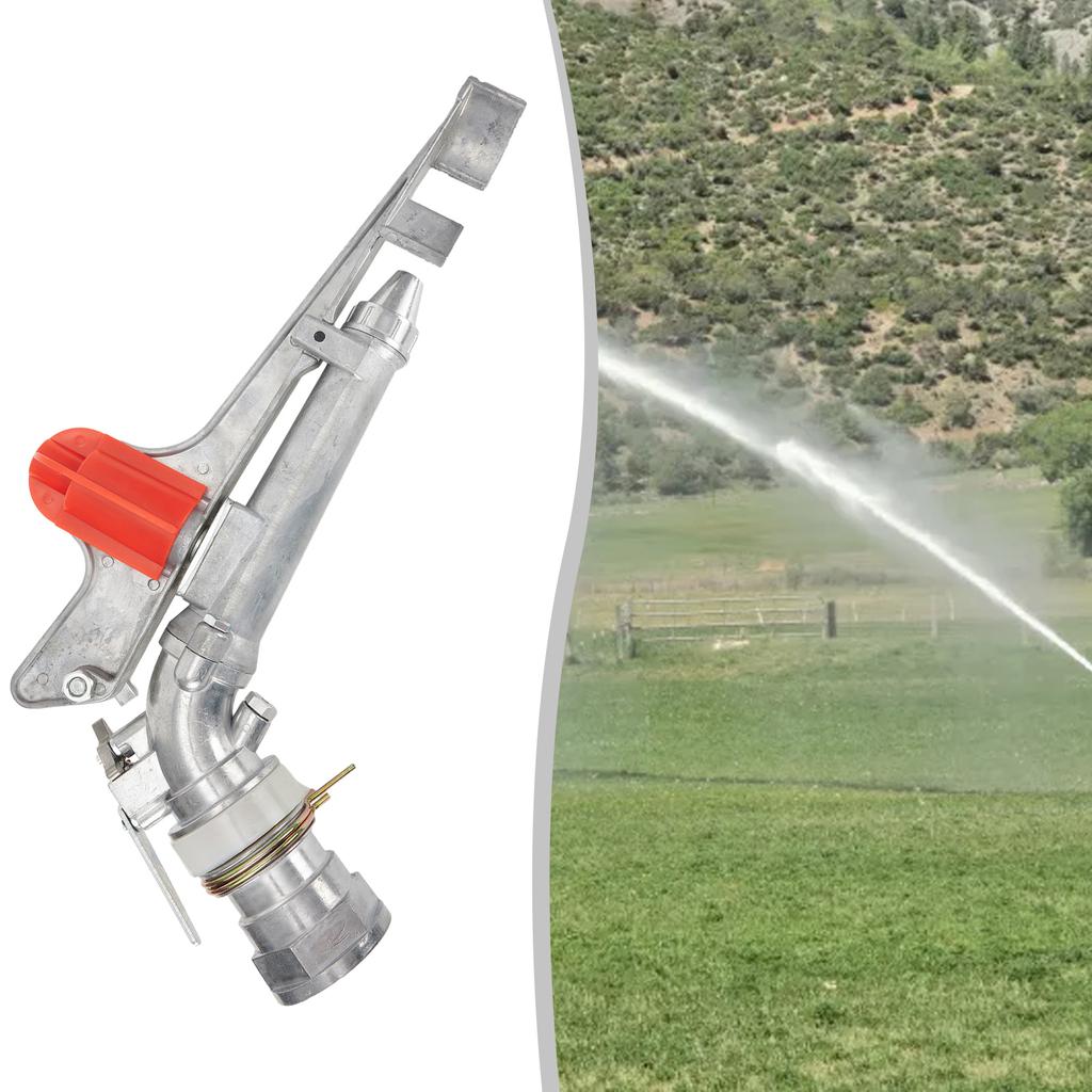 Large Coverage Sprinkler for Farm and Garden Irrigation with Adjustable Rotation Angle and 130 Ft Spray Radius