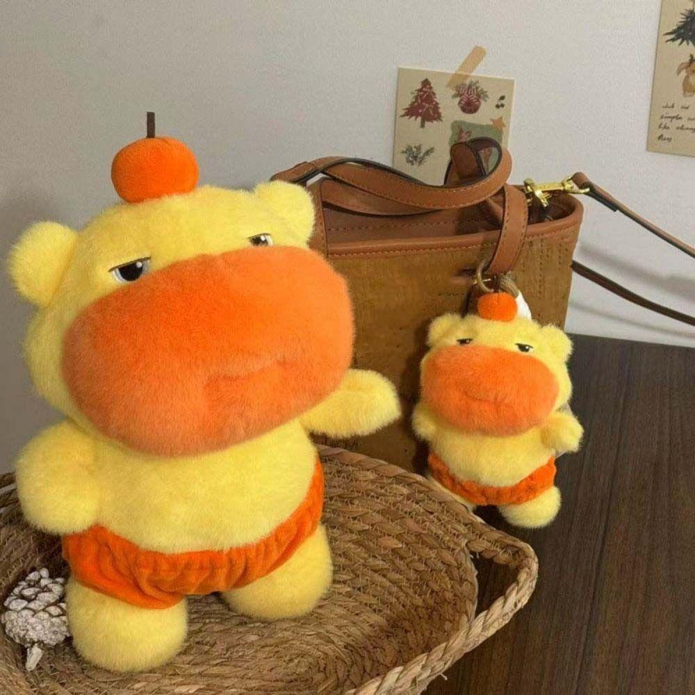 Capybara Water Dolphin Doll Pendant Cartoon Stuffed Dolphin Doll Keyring  Kids Toy