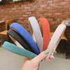 Solid Velvet Bezel Women Headband Girls Vintage knit Hair Bands Soft Hairband Headwear Hair Rubbers Elastic Hair Bands