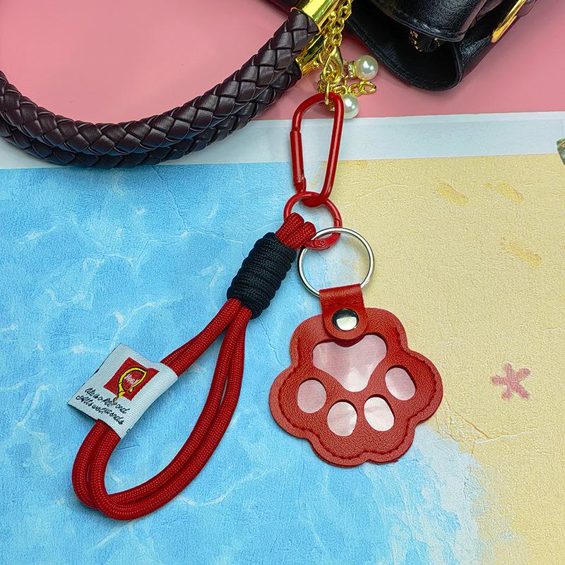 Cat Hair Storage Pendant Pet Hair Memorial Keychain Pet Hair Storage Leather Keychain Pendant