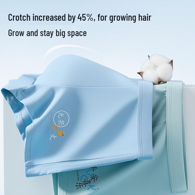 Teen Boys' Antibacterial Cotton Blend Boxer Briefs (4-Pack)