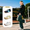 Genuine Leather Forrest Gump Shoes Women's 2025 Autumn New Crooked Head Sports Retro Moral Training Shoes Women's Casual Versatile White Shoes Women