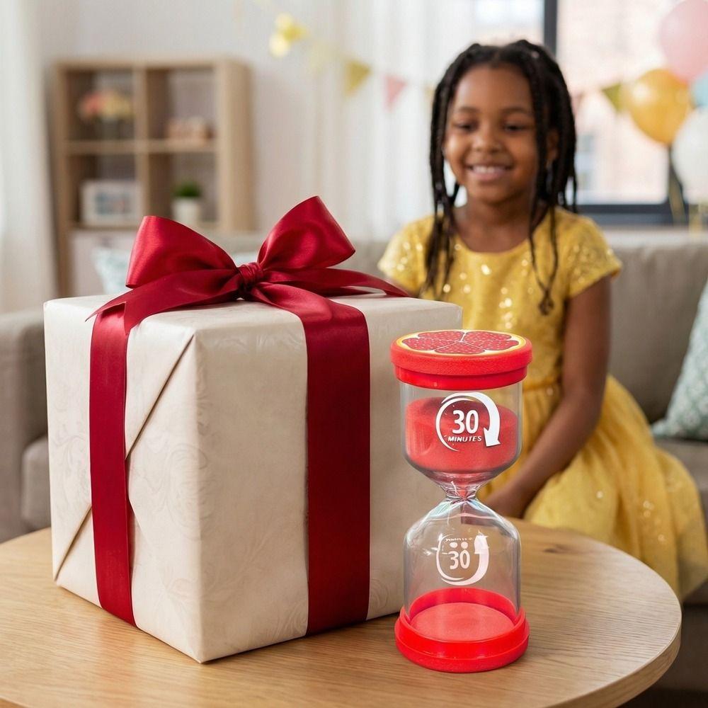 Marcaron Fruit Pattern Hourglass Portable Minutes Timer Study Timer Sand Timer  Home Decoration