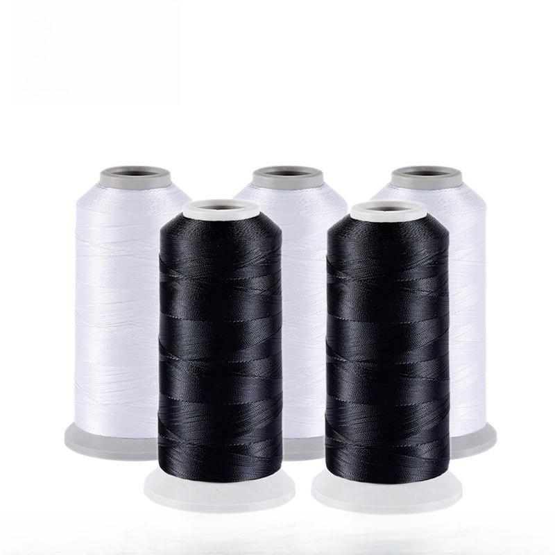 DIY80 #black and white nylon elastic fireproof thread, thread factory, sewing thread, sewing thread elastic thread