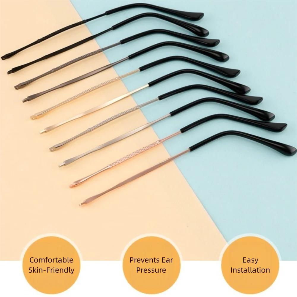 High Quality Metal Glasses Arm Anti-Slip Eyeglasses Replacement Leg Repair Tool Spectacle Frame Eyewear Accessories