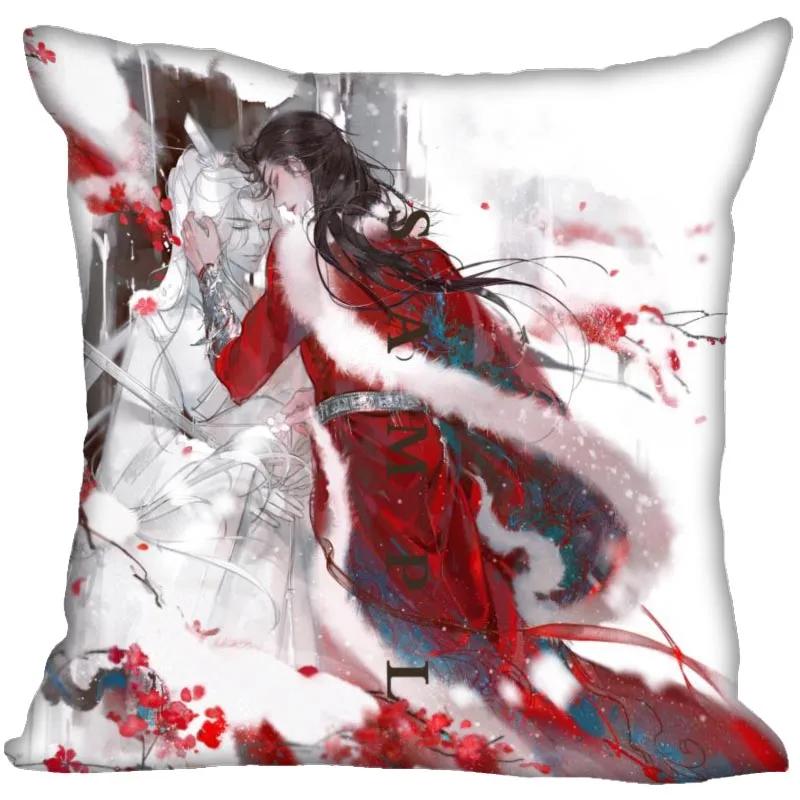 New Arrival Tian Guan Ci Fu Pillow Cover Bedroom Home Wedding Decorative Pillowcase Square Zipper Pillow Cases Soft No Fade 0913