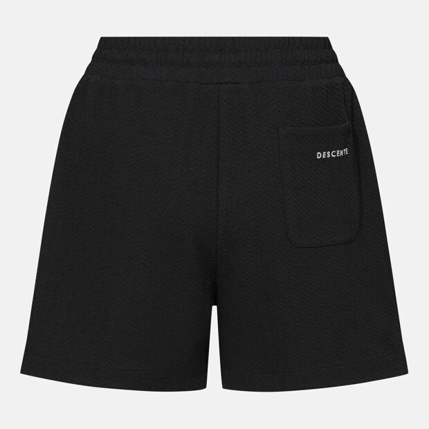 DESCENTE Women'S 4.5-Inch Jacquard Knit Shorts Black Sr122Pkh21
