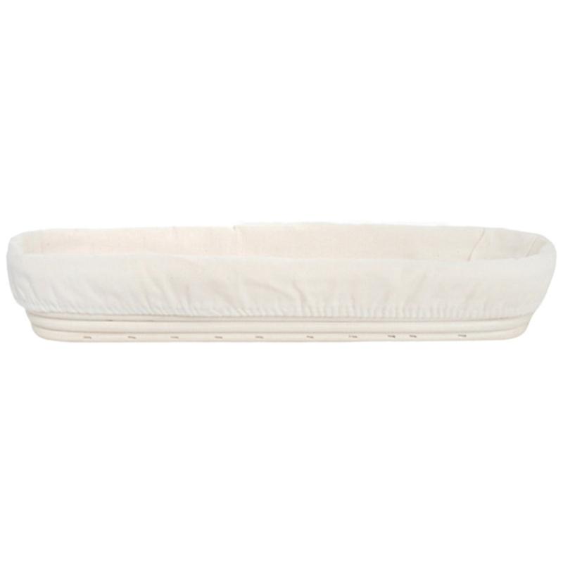 

Natural Rattans Bread Proofing Basket Artisanal Handwoven French Baguettes Shape Multipurpose Kitchen Storage Organizers S