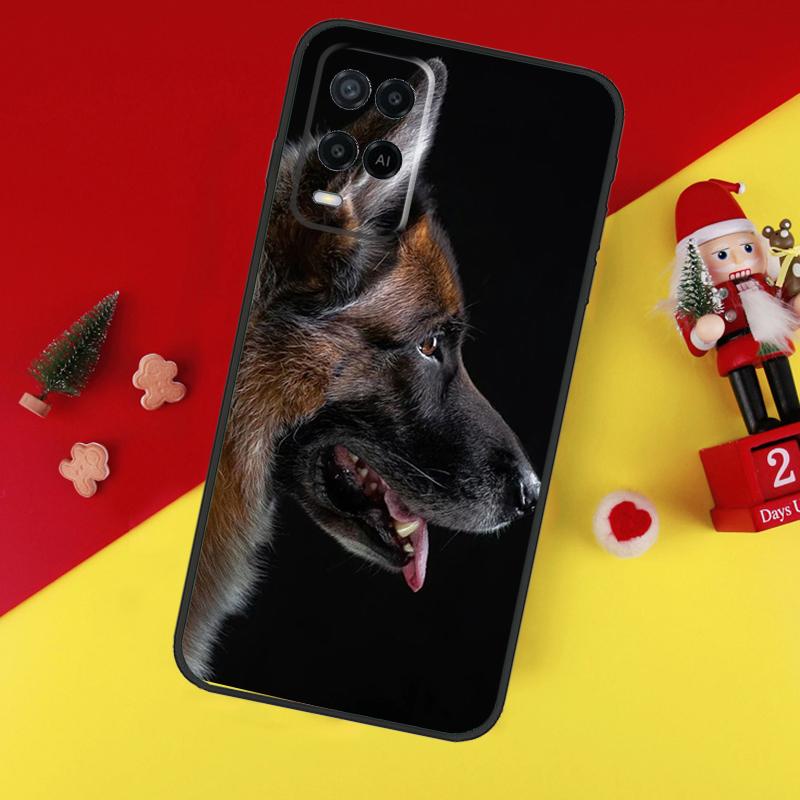 German Shepherd Dog Case For Oppo A94 A74 A54 A60 A40 A80 A16 A76 A96 A98 A58 A78 A18 A38 A57 A17 A15 A5 A6 Pro