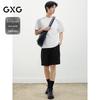 GXG Men's 2025 Summer Colorblock Round Neck T-Shirt