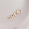 Color-Safe 14K Gold-Filled Jump Rings: DIY Handmade Jewelry Accessories for Bracelets, Necklaces, Earrings, and Crafts