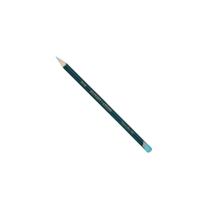 Crayon de couleur - DERWENT - ARTISTS - Bleu turquoise - 3900 - Mine standard - 1 unité