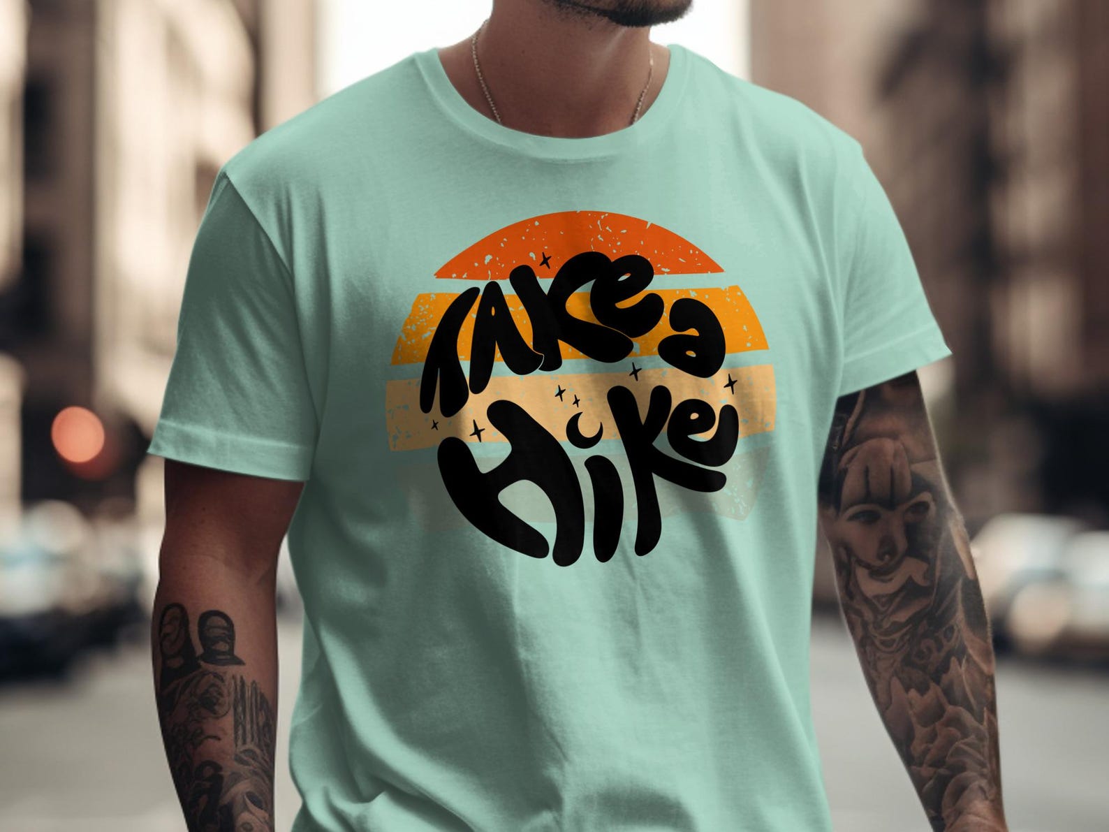 Take a Hike Retro Graphic Tee, Vintage Outdoorsy Nature Lover Shirt 4XL