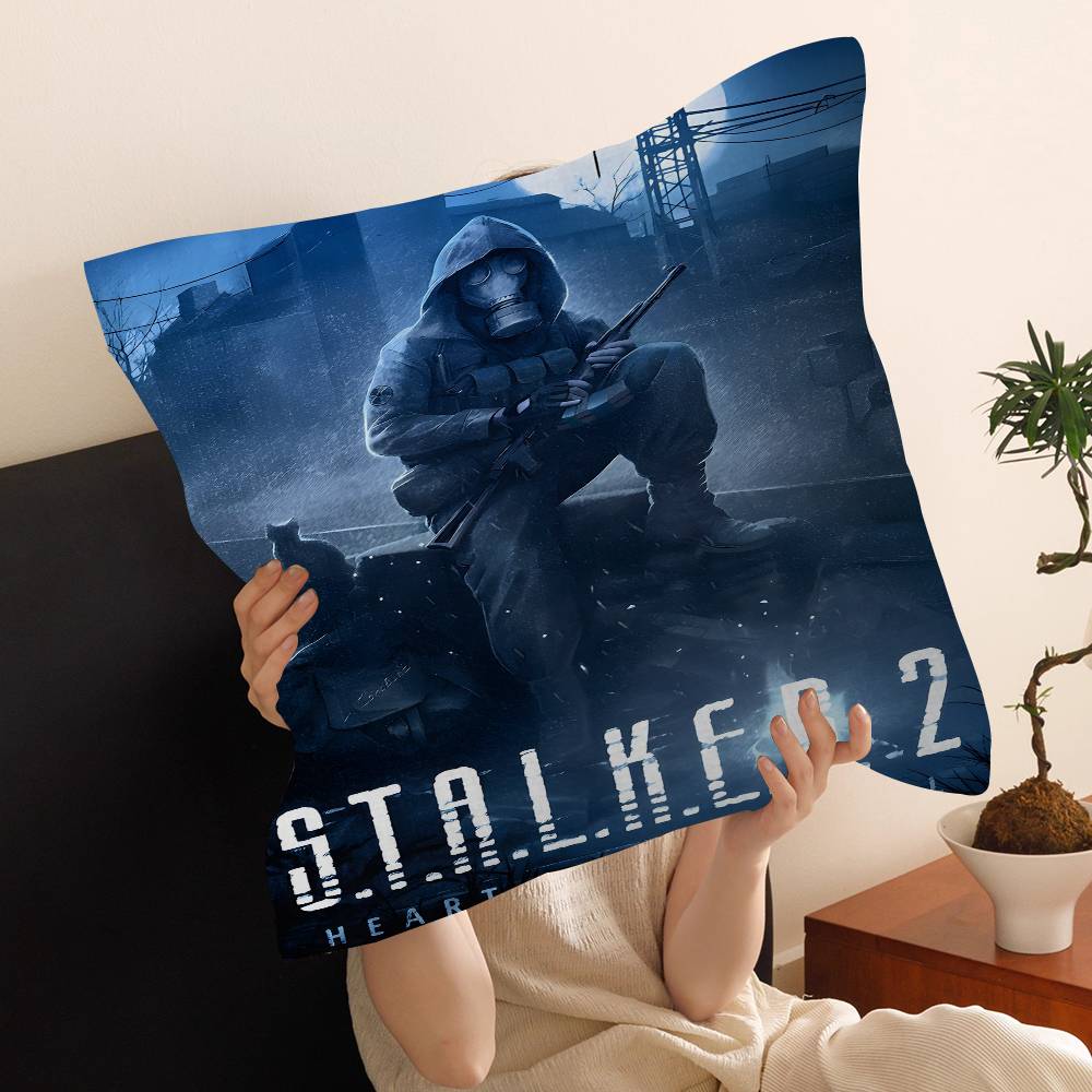STALKER Heart of CChornoby Cushion Cover Pillow Cover Decor Pillowcase Printed Cushion Case for Couch