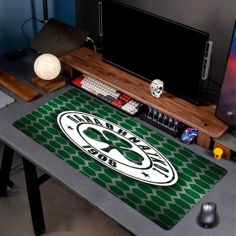 Panathinaikos FC Print Mouse Pad, Anti‑Slip Desktop keyboard Mat, for PC Laptop Gaming Working Daily Use, Cool Festival Birthday Gift