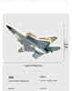 Children's J-35 Fighter Model Ceiling Light - Eye-Protection, Creative Airplane Design for Boys' Bedrooms