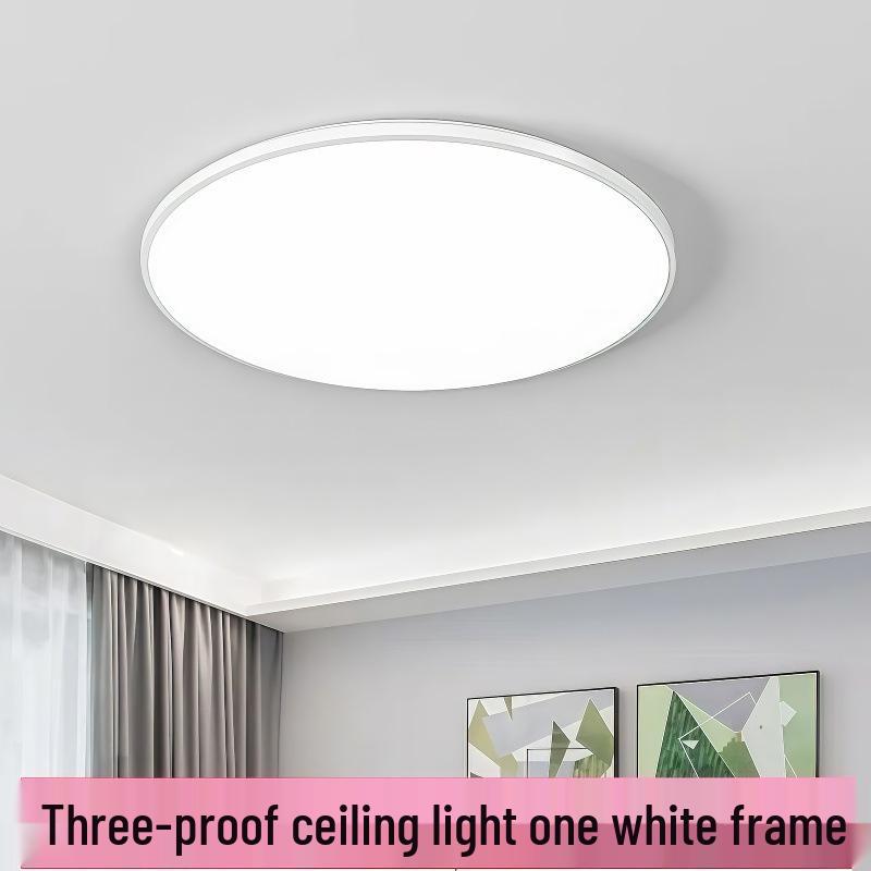 

Сверхтонкий водонепроницаемый светодиодный потолочный светильник Moonshadow для ванной комнаты, балкона, спальни и ресторана 23cm 18W Bright White