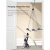 Triangle Hook Simulation Mouse Toy Adjustable Elastic Rope Cat Interactive Toy Retractable Squeaky Retractable Cat Stick