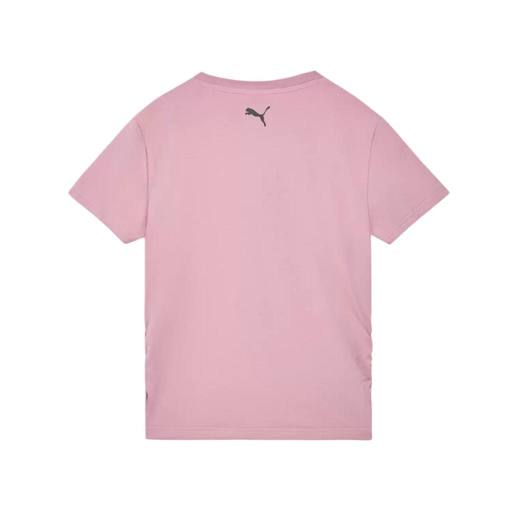 Puma Graphic Small Round Neck Sports Heart Pattern Slim Fit Short Sleeve T-Shirt Women tops 696373-26