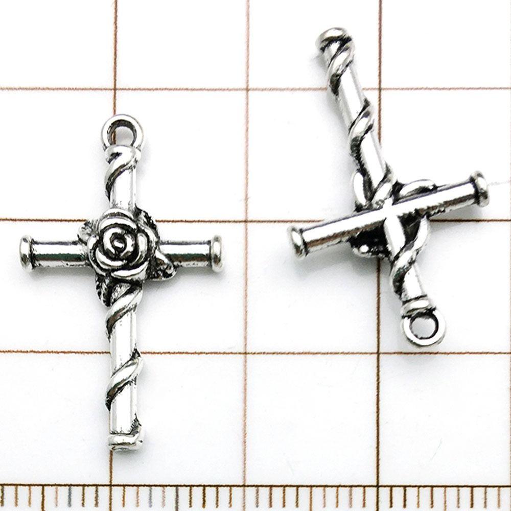 20Pcs Vintage DIY Bracelets Jewelry Making Materials Handcrafts Retro Cross Charms Alloy Handmade Pendants Jewelry Design