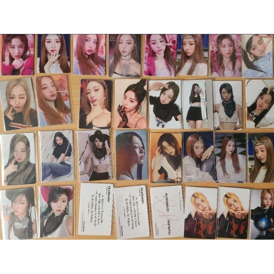 Used LE SSERAFIM Yunjin Past Photocard Bundle