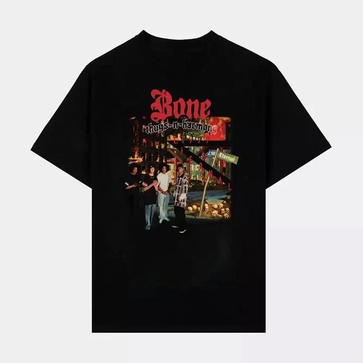 Hot Bone Thugs N Harmony Band Gift For Fans Black S-235XL T-Shirt TH341 Unisex T-Shirt S